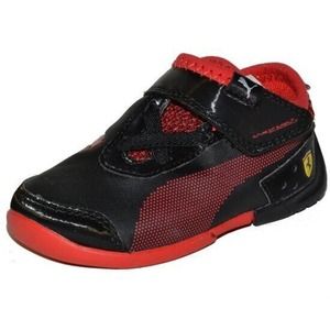 Puma Kids Black Red Drift Cat 3 SF Ferrari Toddler Sneaker Shoes Italy 10